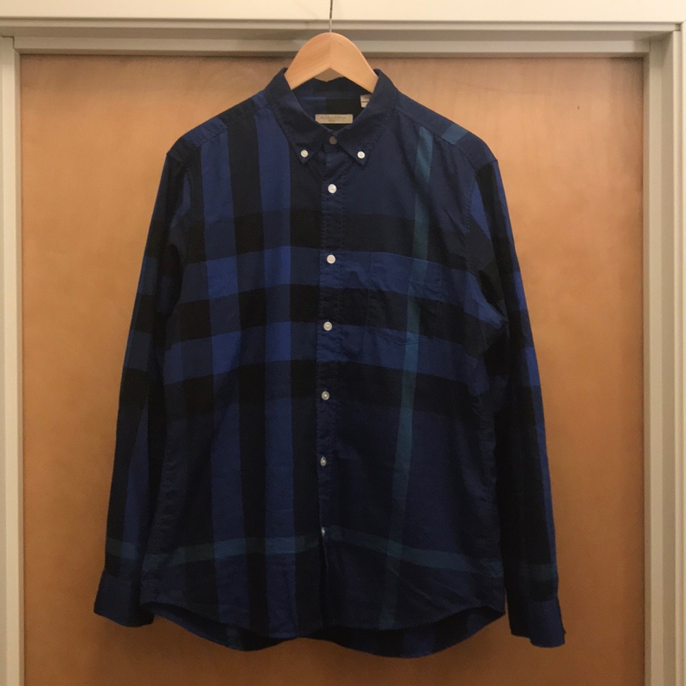 Burberry Brit Regular Fit Blue Shirt